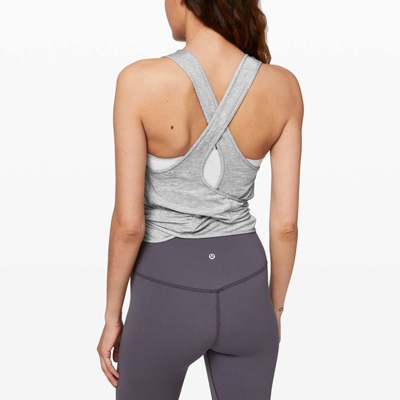 COPY - Lululemon turn to tie tank GRAY - Picture 2 of 5